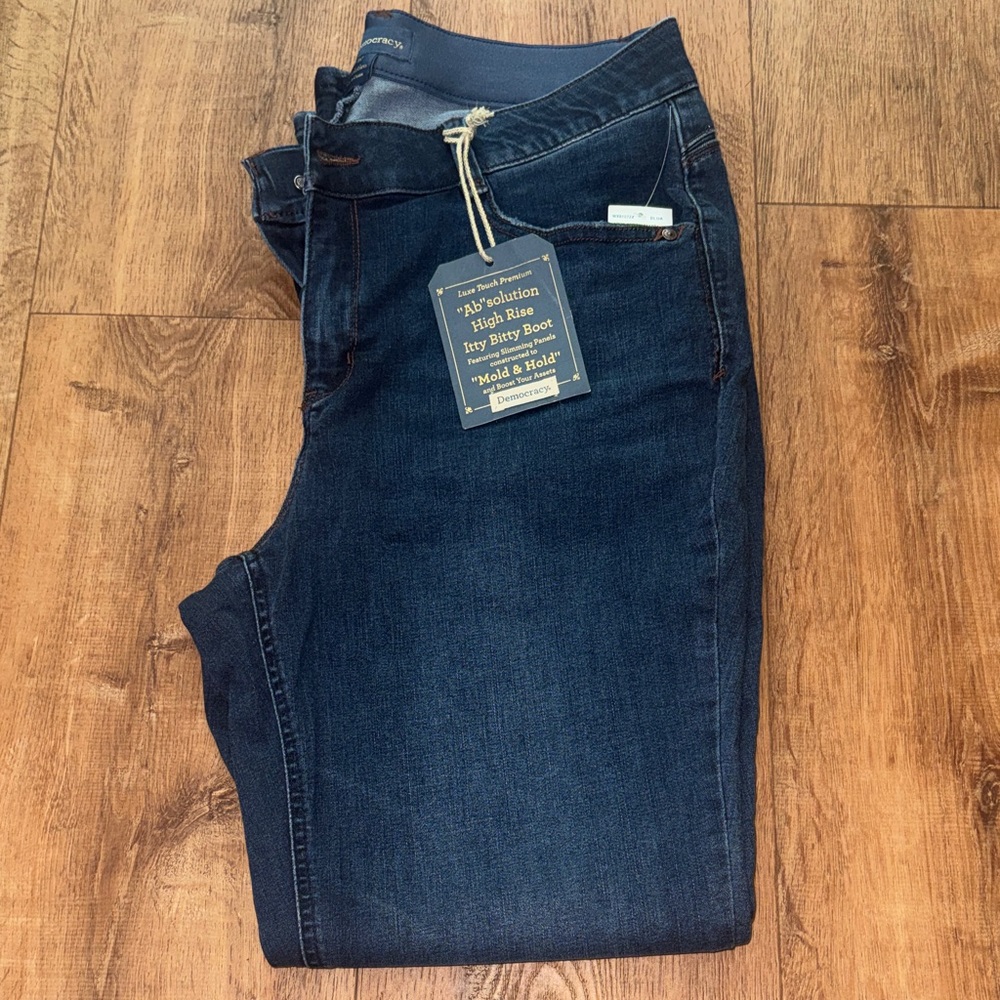 Democracy Women's Dark Blue High Rise Jeans